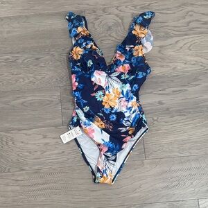 Floral One Piece Swimsuit